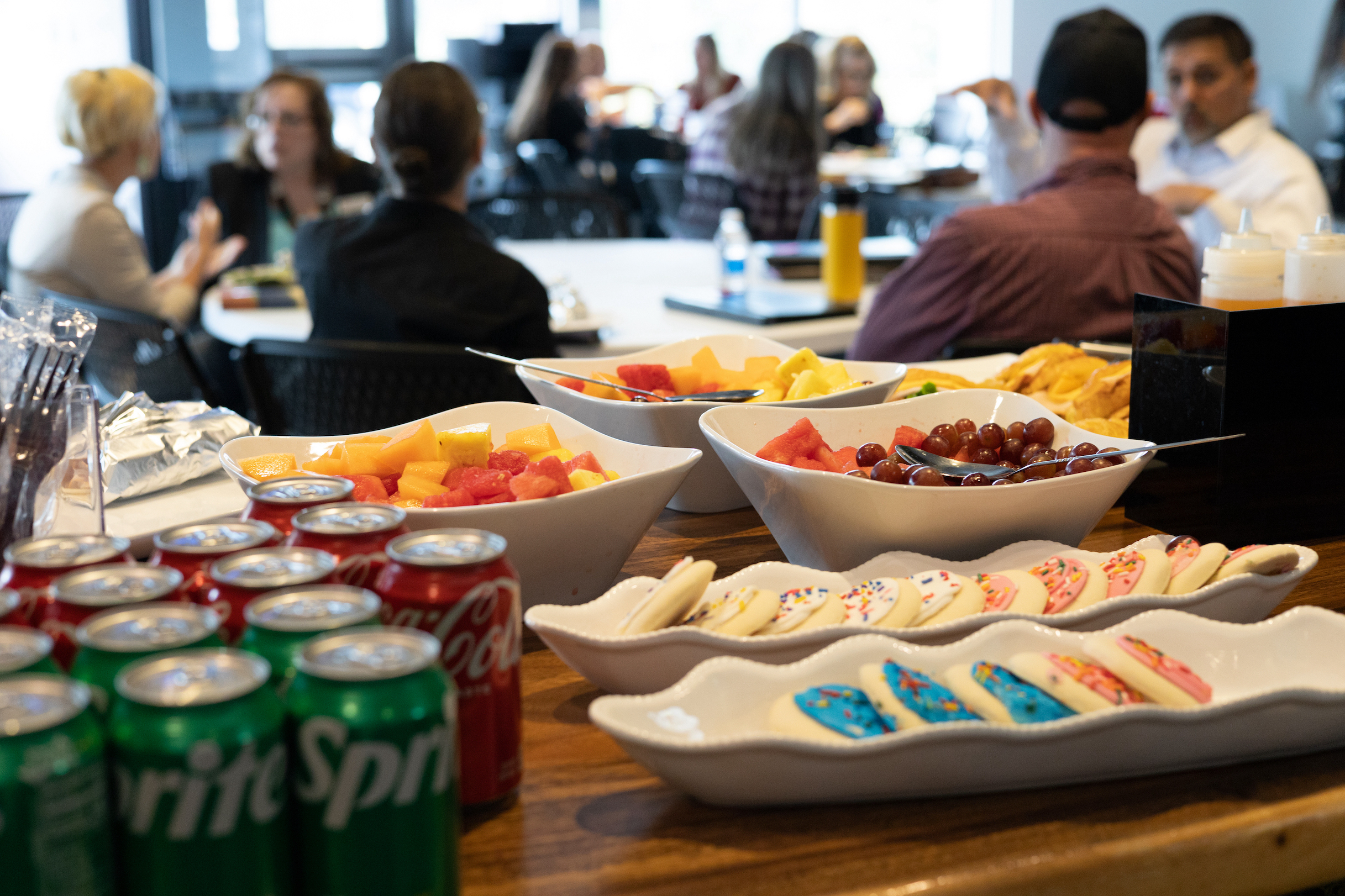 Cookies, Soda Cans, and Fruit